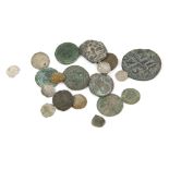 Selection of Roman, Byzantine and Islamic coins .