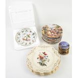 Large quantity of collectors plates including Bradford Exchange, Davenport, Danbury Mint and