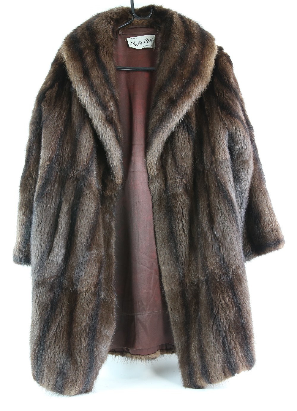 Victor Fox of London brown Mink coat another by Maurice Furriers, .