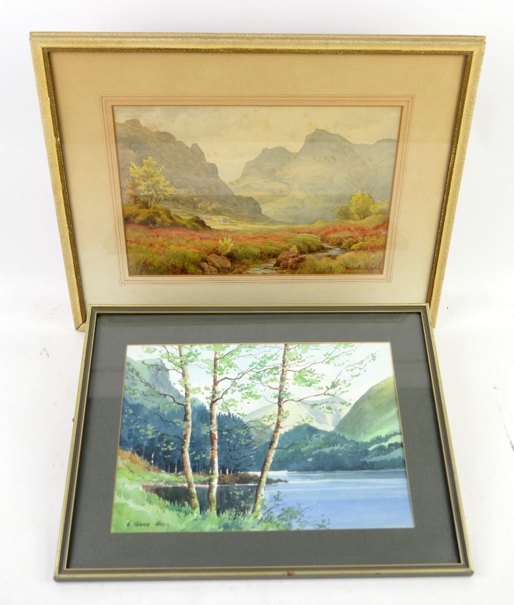 E Greg Hall three watercolours signed, and another (4). - Image 3 of 3