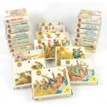 Twenty-five sets of 1970's Airfix HO/OO scale miniature plastic soldiers, comprising S9, S32, S27,