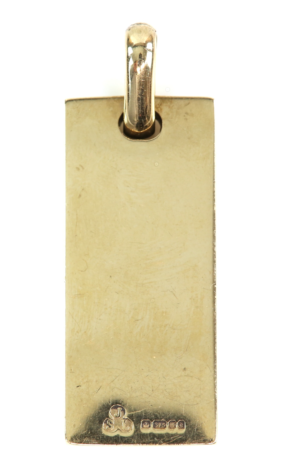 Gold ingot pendant, commemorating the silver jubilee 1952-1977, in 9 ct hallmarked London 1977, - Image 3 of 4