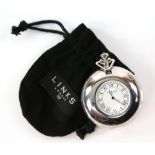 Links of London Decision Time pocket watch, white dial with Roman numerals and minute track,