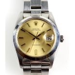 Rolex A gentleman's reference 6694 Oyster perpetual stainless steel wrist watch, the signed