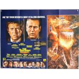 The Towering Inferno (1974) British Quad film poster, artwork by John Berkey, starring Steve