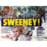 Sweeney! (1976) British Quad film poster, crime starring John Thaw & Dennis Waterman, artwork by