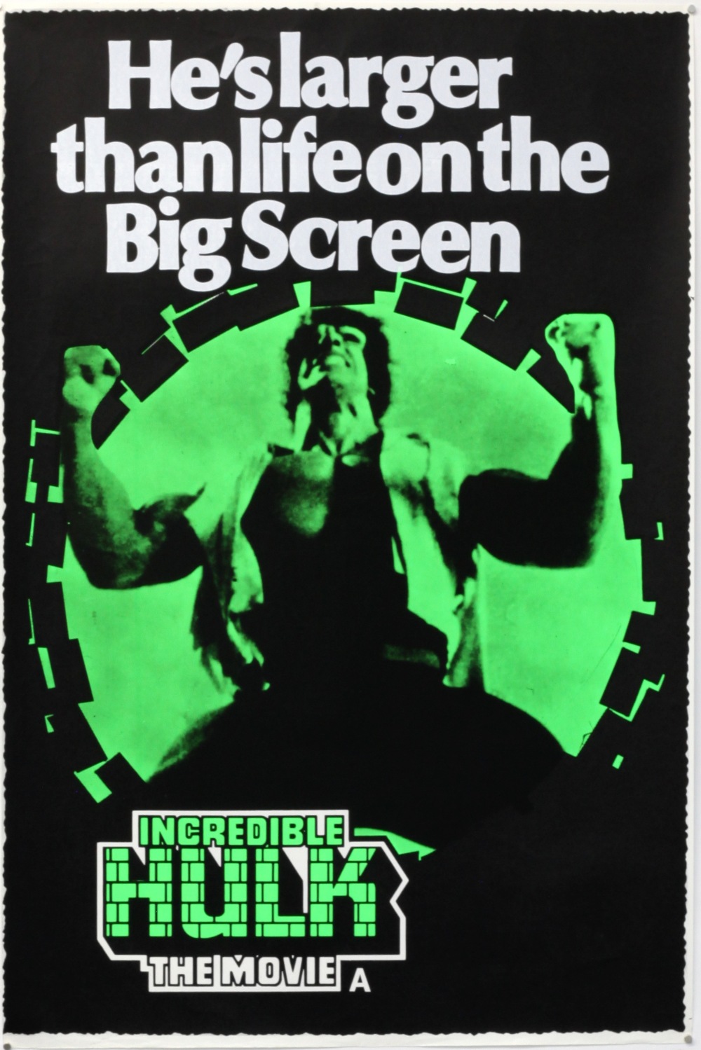 The Incredible Hulk (1977) British Quad and four double crowns, possibly Marler Haley style, rolled, - Image 3 of 5