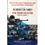 The Deer Hunter (1978) UK One Sheet film poster, starring Robert De Niro, rolled, 27 x 40 inches.