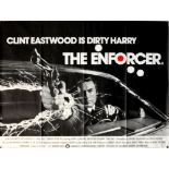 The Enforcer (1976) British Quad film poster, starring Clint Eastwood, designed by Bill Gold,