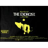 The Exorcist (1973) British Quad film poster, Horror, Warner Bros, rolled, 30 x 40 inches.