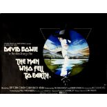 The Man Who Fell To Earth (1976) British Quad film poster, artwork by Vic Fair, starring David