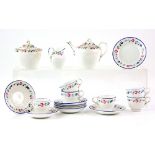 Victorian child's tea service comprising six cups and saucers, two side plates, teapot, sugar bowl