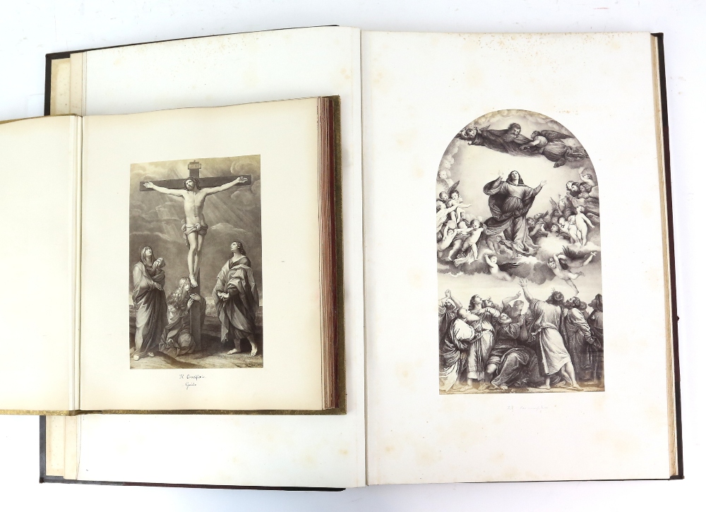 Two large albums, entitled Italy 1873 and Rome, containing numerous black and white photos and - Image 2 of 2