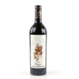 One bottle of Chateau Mouton Rothschild, Premier Cru, Pauillac, 2003 vintage red wine. .