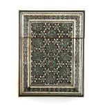 Indian micro-mosaic card case, 10.5 x 8 cmsProvenance; a private collection of card cases. .