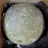 18/19th century pair of carved stone garden spheres, 50 cm diam. (2)Provenance consigned from a