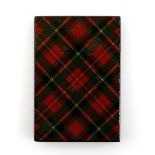 Mauchlin ware tartan card case Prince Charles, 10 x 7 cmsProvenance; a private collection of card