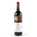 One bottle of Chateau Mouton Rothschild, Premier Cru, Pauillac, 1998 vintage red wine. .