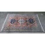 Ardedil (North West Iran)Peach ground carpet, 245cm x 165cm . .