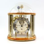 Franz Hermle & Sohn, Tellurium 8-day planetary clock, Westminster chimes striking on four bells,