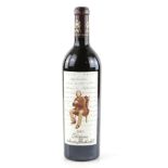 One bottle of Chateau Mouton Rothschild, Premier Cru, Pauillac, 2003 vintage red wine. .