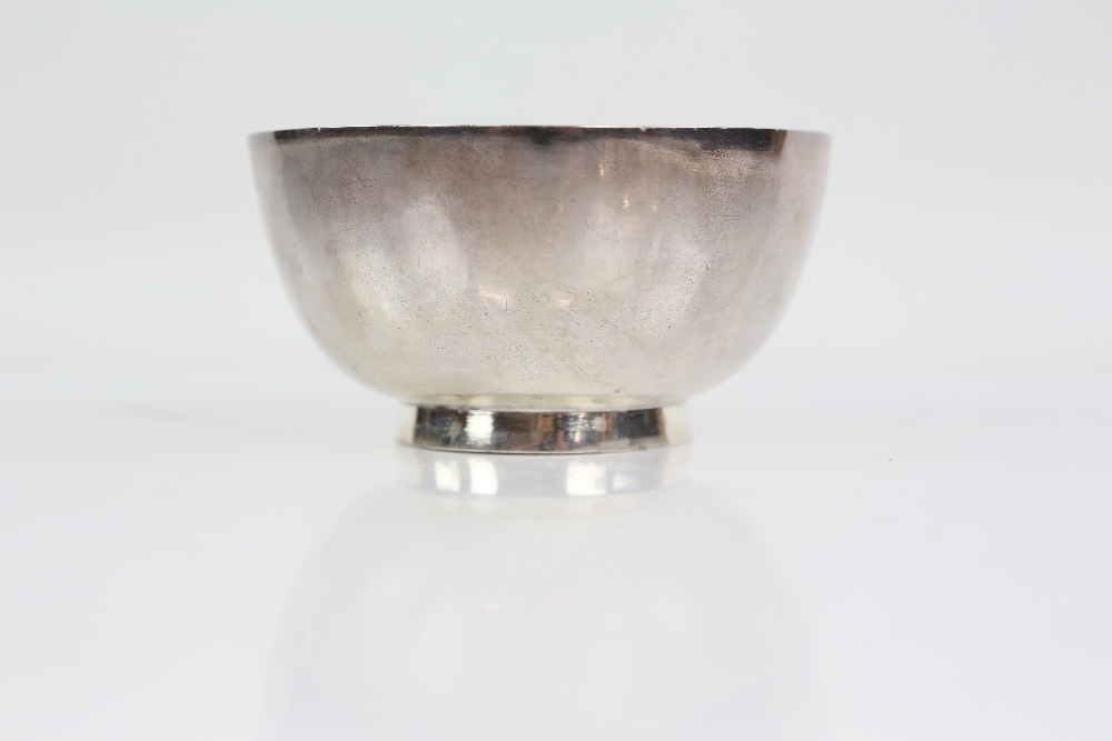 A white metal and enamel bowl; the base with Beijing and Sterling Silver marks, 9.5 cm diameter; - Image 11 of 15