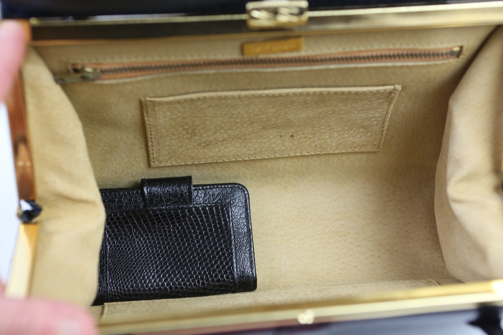 Asprey pink coin purse ,a faux crocodile handbag by Le Gout Du Jour, 12 Rue Cambon, Launer bag - Image 8 of 18