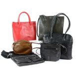 Collection of 6 Osprey handbags various designs and colours , . please see many extra photos