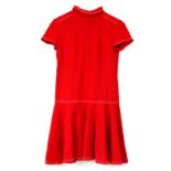 A Mary Quant mini dress, Ginger label, in wool jersey in red and another in greenProvenance- vendors