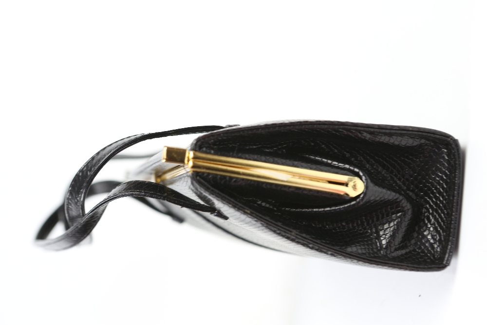 Asprey pink coin purse ,a faux crocodile handbag by Le Gout Du Jour, 12 Rue Cambon, Launer bag - Image 4 of 18