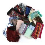 Collection of Shawls/scarves including of Liberty of London, Verona 1980s.