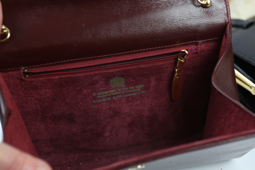 Asprey pink coin purse ,a faux crocodile handbag by Le Gout Du Jour, 12 Rue Cambon, Launer bag - Image 10 of 18