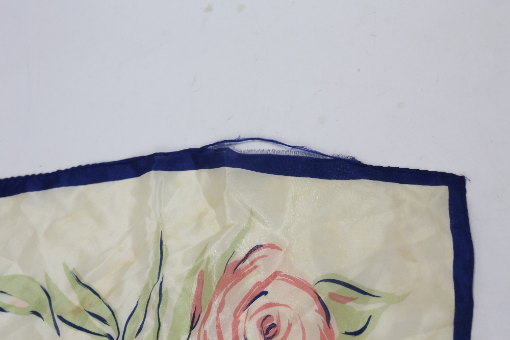 Art Deco Shawl, quantity of silk and other vintage scarves/Shawls including Liberty, Pierre - Image 37 of 52