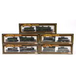 Five Mainline Railways 00 gauge locomotives and tenders comprising 37078 GWR Green Manor Class '