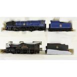 Two Hornby 00 gauge locomotives and tenders, comprising R2141 BR Castle Class 'Isambard Kingdom