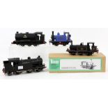 Roxey Mouldings kit-built locomotive, 7L8 Stroudley 'Terrier; 0-6-0T, boxed, and three other kit-
