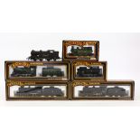 Three Mainline Railways 00 gauge locomotives and tenders, comprising 2x 937515 2P BR Black, 37058