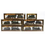 Five Mainline Railways 00 gauge locomotives and tenders, comprising 37091 BR Black 43XX Mogul, 2x