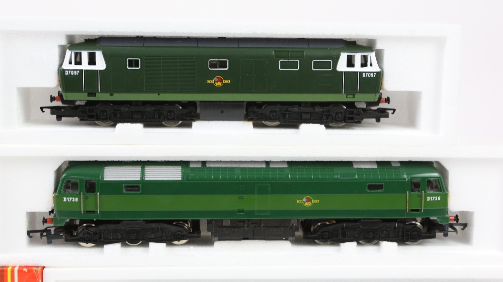 Seven Hornby Railways 00 gauge diesel locomotives, comprising R307 BR Class 47 'County of - Image 3 of 6