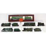 Five Hornby Railways 00 gauge locomotives and tenders, comprising R265 West Country Class '