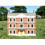 Georgian style dolls house, designed and built by Donald Braise ARIBA architect for his wife in