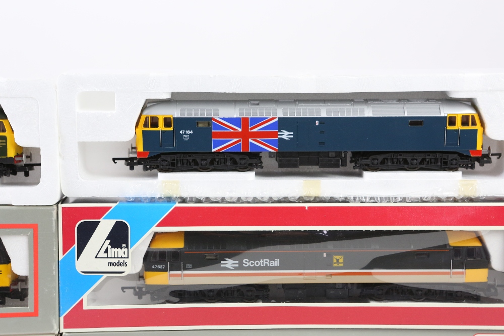 Eight Lima 00 gauge 47 Class diesel locomotives, comprising 205210 BR 47164 Silver Jubilee livery, - Image 2 of 5