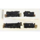 Two Hornby 00 gauge locomotives and tenders, comprising R2403 BR (early) 6800 Grange Class '