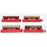 Eleven Hornby-Dublo coaches, comprising 4061 Open Corridor coach 2nd Clas WR, 4050 Corridor Coach