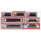 Ten Lima 00 gauge wagons, comprising 305641W, 305642W, 305643W, 305644W, 305654, 305625W, 305665,