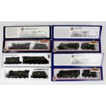 Five Bachmann 00 gauge locomotives and tenders, comprising 31104 BR Green Class 4 Standard, 31703 BR