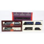 Five Hornby Railways 00 gauge locomotives and tenders, comprising R2043 WD Class 8F, R2039 BR