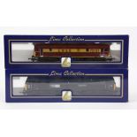 Two Lima Collection 00 gauge diesel locomotives, comprising 204757 EW&S 73131 Burgundy & Gold, and