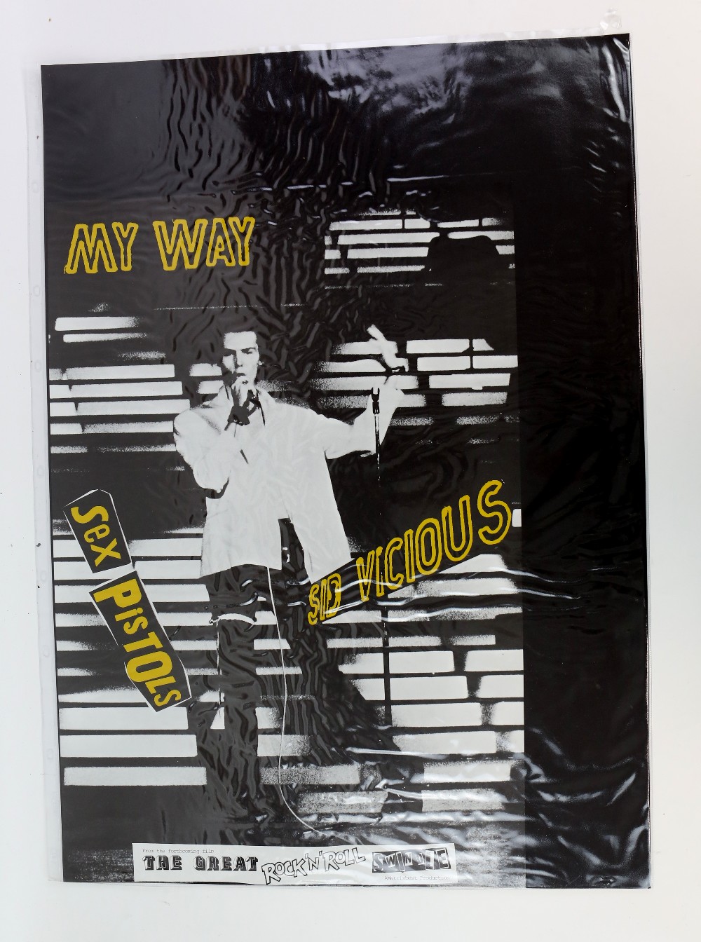 Sex Pistols, Sid Vicious My Way Poster from 1979, Amatrixbest Production, reading From the