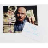 Breaking Bad - Bryan Cranston signed autograph card with photo (2). .
